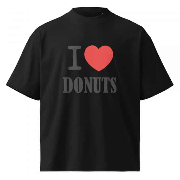 Unisex organic oversized high neck t-shirt - Image 5