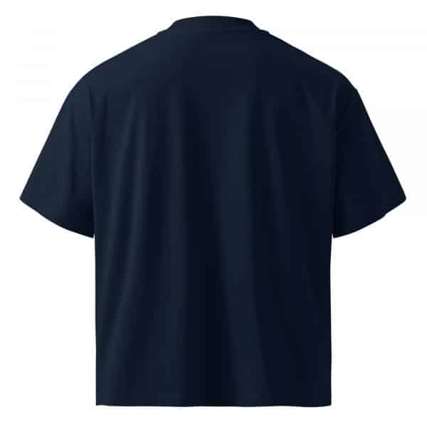 Unisex organic oversized high neck t-shirt - Image 2