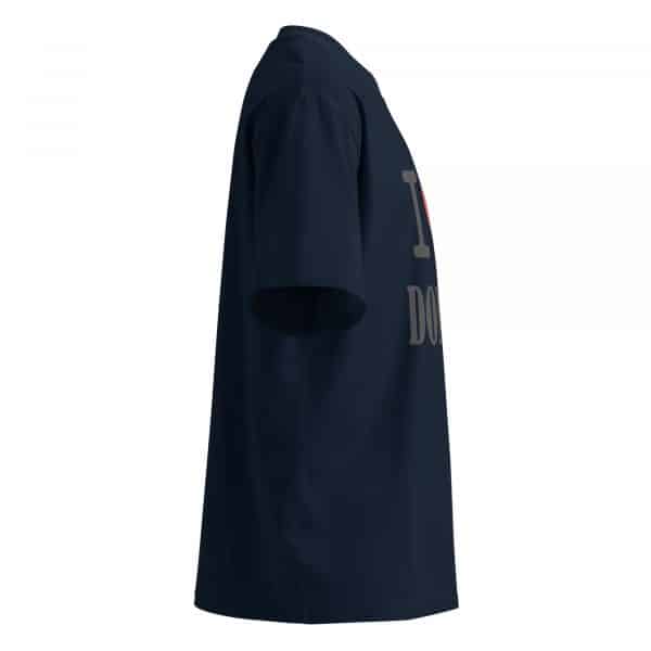 Unisex organic oversized high neck t-shirt - Image 3
