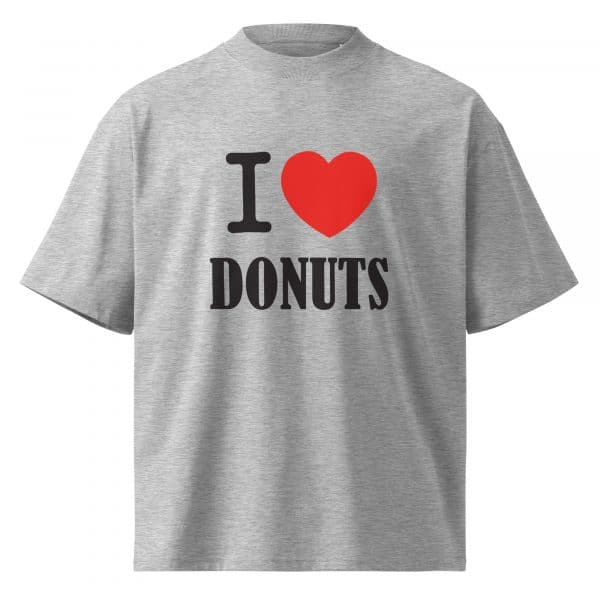 Unisex organic oversized high neck t-shirt - Image 9