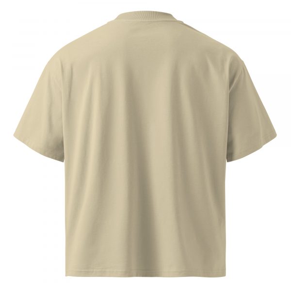 Unisex organic oversized high neck t-shirt - Image 14