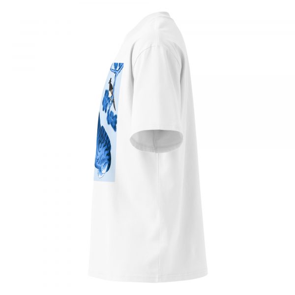 Unisex organic oversized high neck t-shirt - Image 4