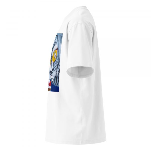 Unisex organic oversized high neck t-shirt - Image 4