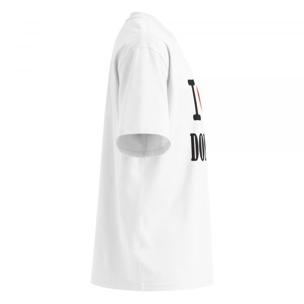 Unisex organic oversized high neck t-shirt - Image 19